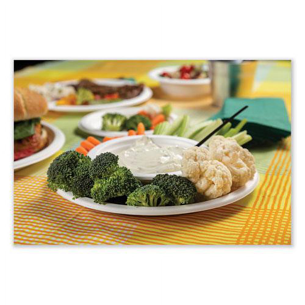 Boardwalk Bagasse PFAS-Free Dinnerware, Plate, 10