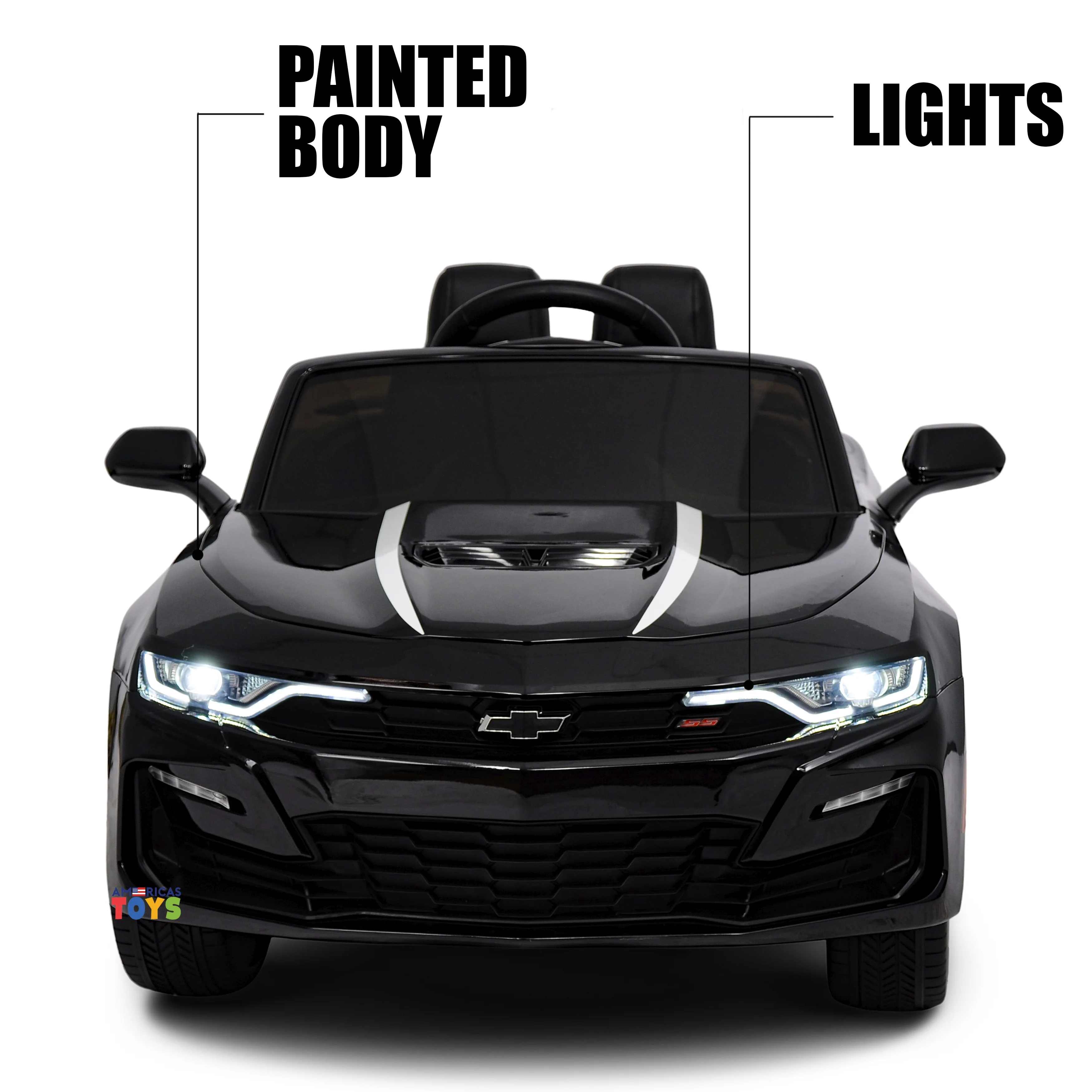 Chevrolet Camaro 12V Powered Ride on Car for Kids with Remote Control