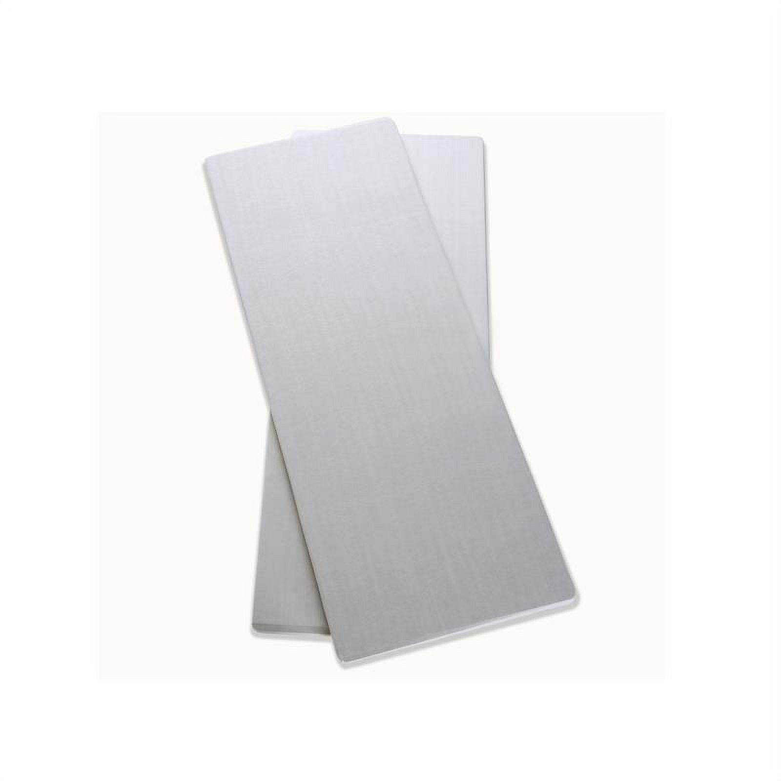 Furniture of America Golda Fabric 2-Inch Full Bunkie Board in White