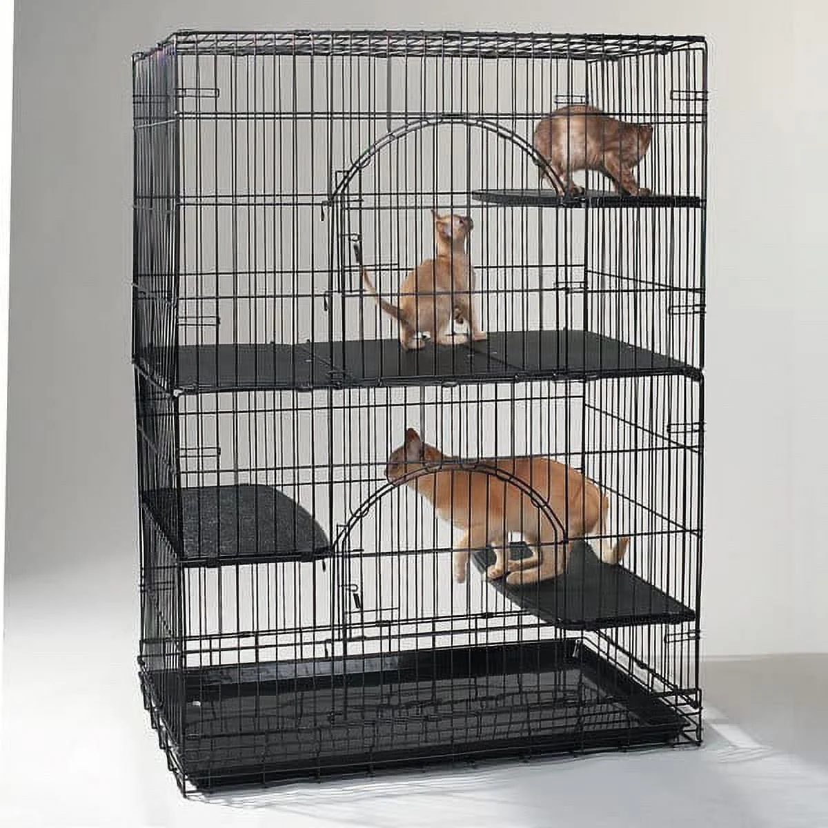 ProSelect, Deluxe, Cat Cage Platform Set, Black, 23-in (Count of 3)