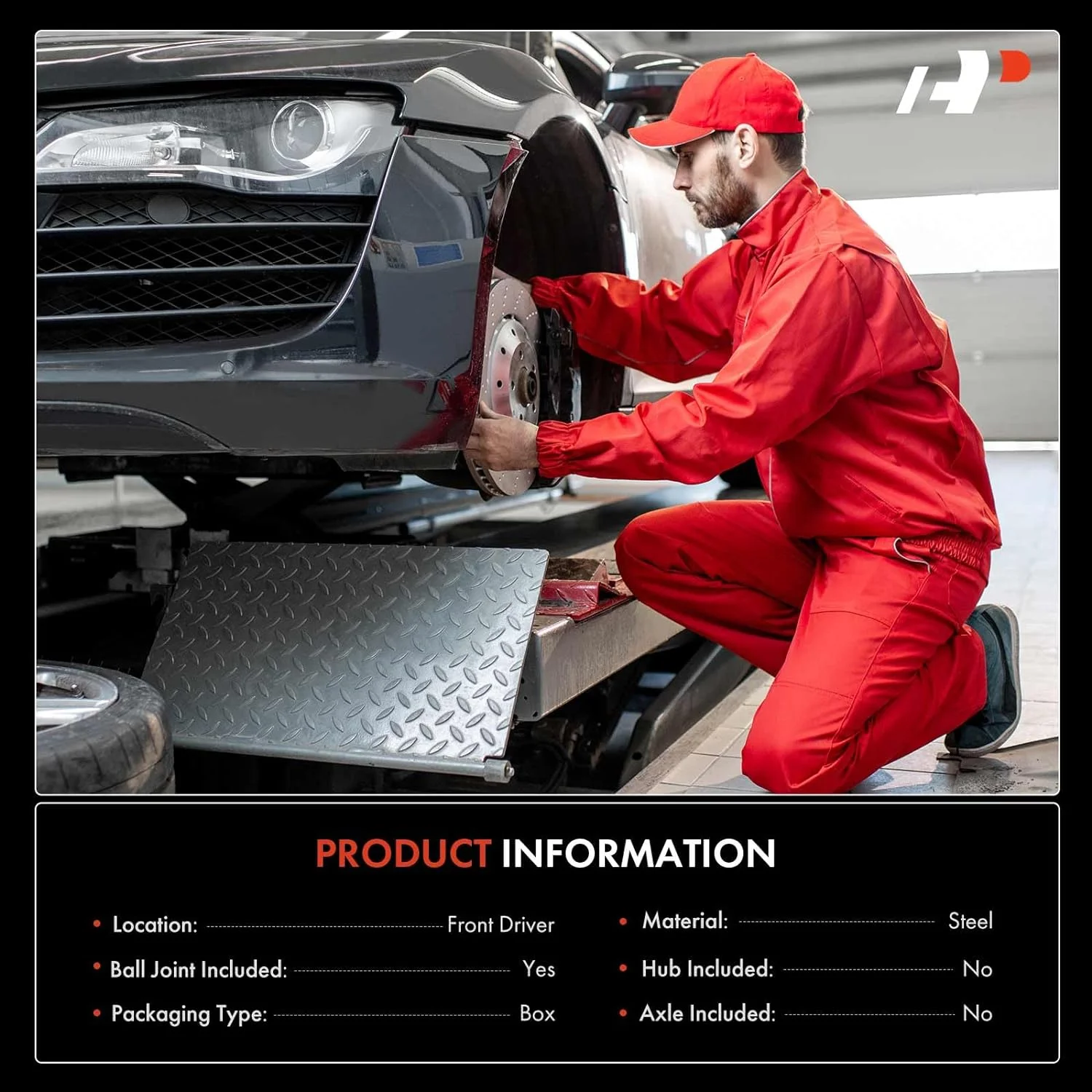 A-Premium Steering Knuckle Compatible with Dodge Durango 2011-2018 Jeep Grand Cherokee 2011-2015 V6 3.0L 3.6L Front Left