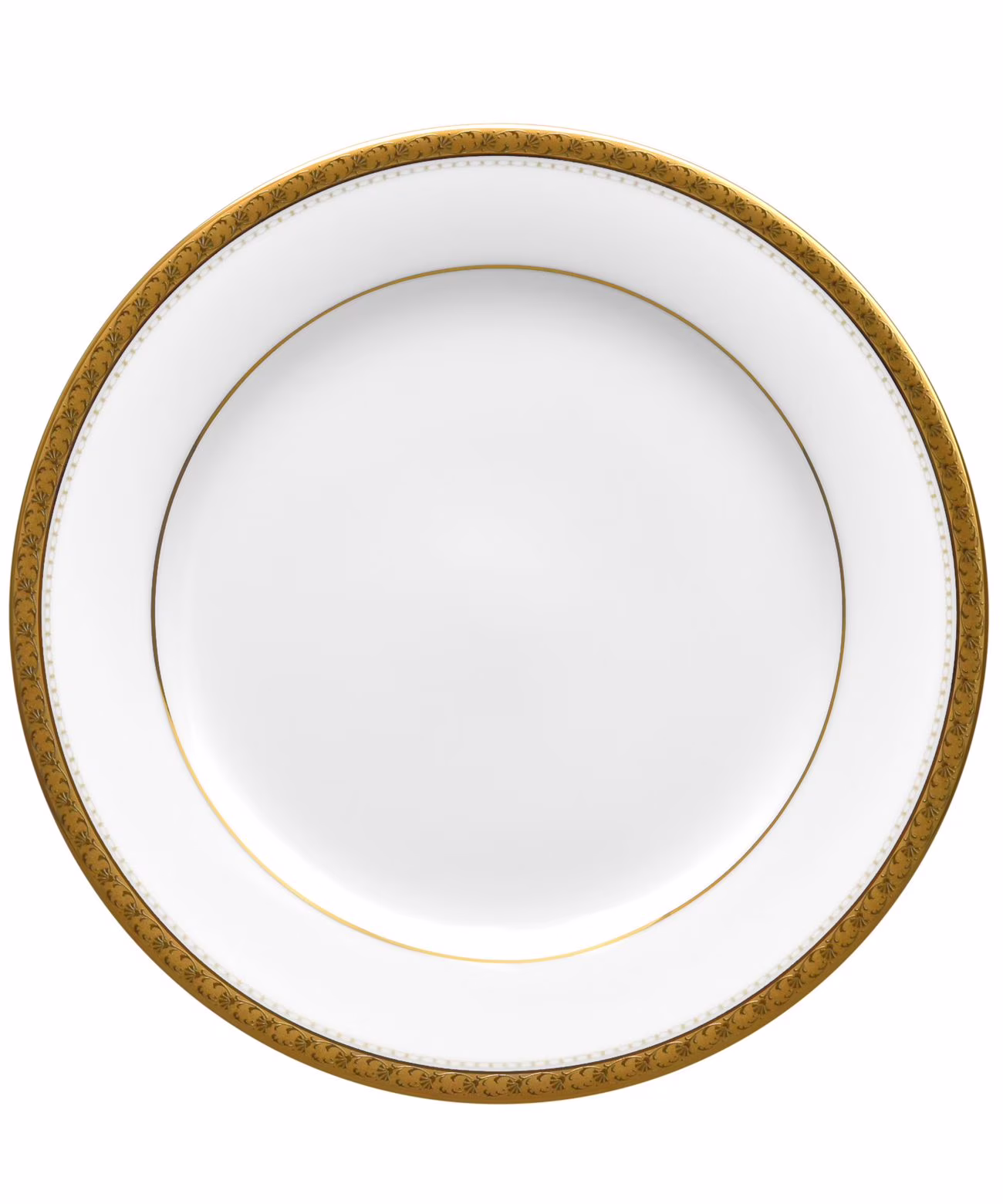 Noritake Charlotta Gold Bread Butter/Appetizer Plate, White