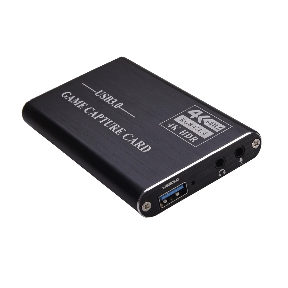 Carevas Carevas NK-S41 Game Capture Card USB3.0 Capture 4Kp60 Compatible with /Switch/Camera/Recording/Live Streaming Black