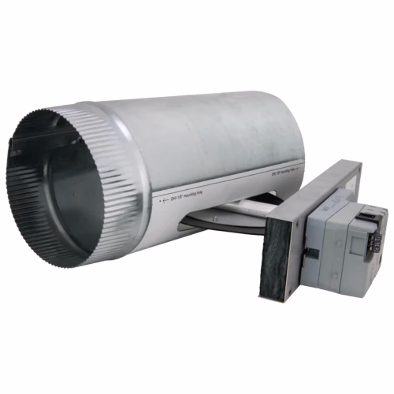 iO HVAC Controls RD-07 7 Inch Round Retro Damper With 3 Wire Actuator, replacement for Honeywell RRD7, ZoneX STMRTD2418