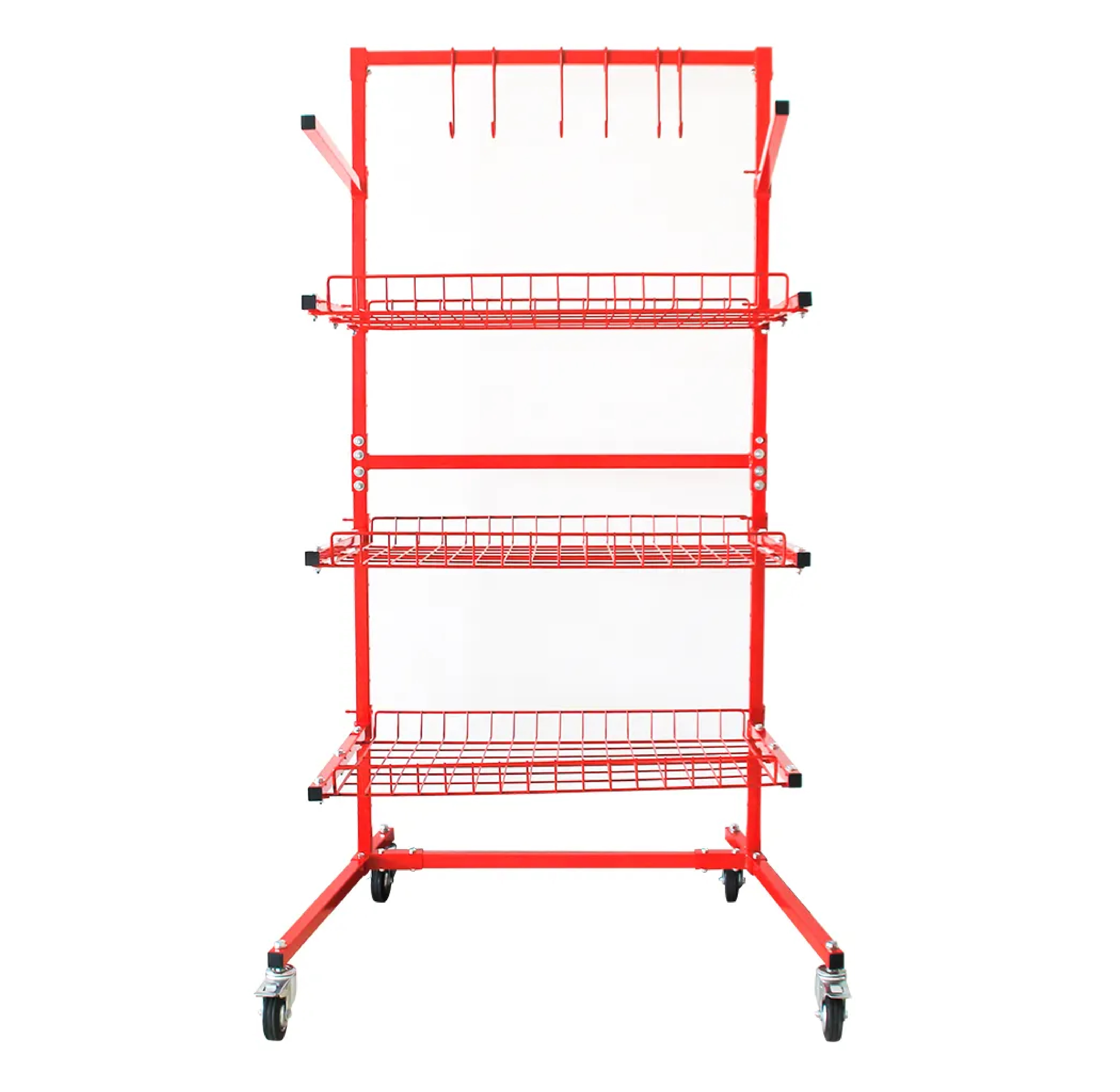 Automotive Parts Management Storage Cart - B Series - Shelves Workshop Trolley