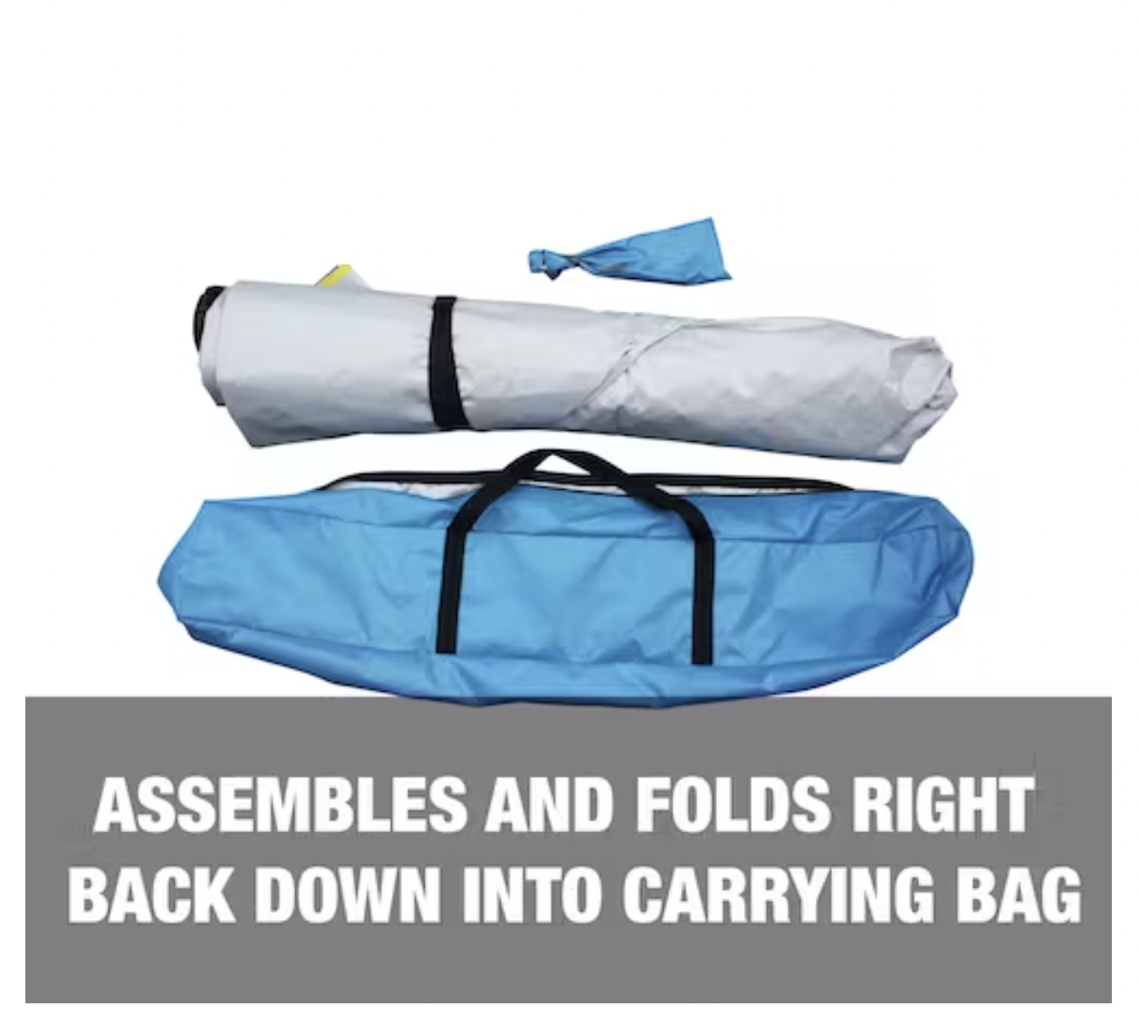 Bliss Hammocks BHT-A39-BY | Pop-Up Beach Tent W/ Carry Bag | Sun Protectant & Wind Resistant | Durable | Breathable Mesh Walls | Collapsible Design (Blue & Yellow)