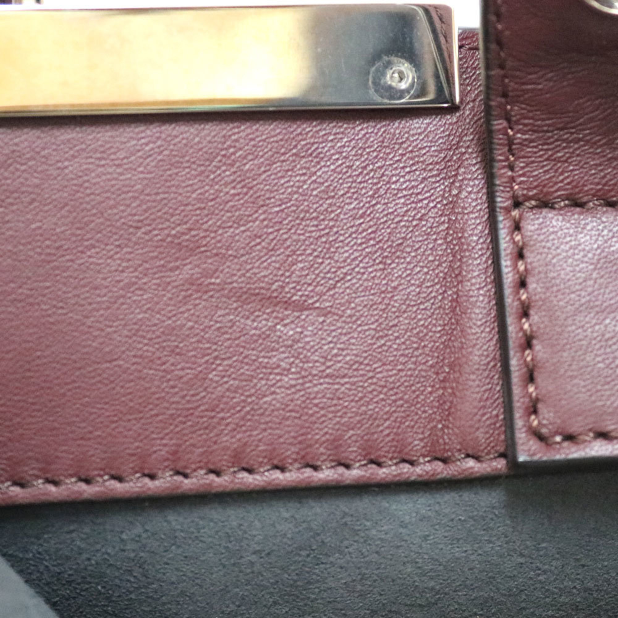 Pre-Owned FENDI Fendi Shoulder Bag Pink Women's Leather (Fair)