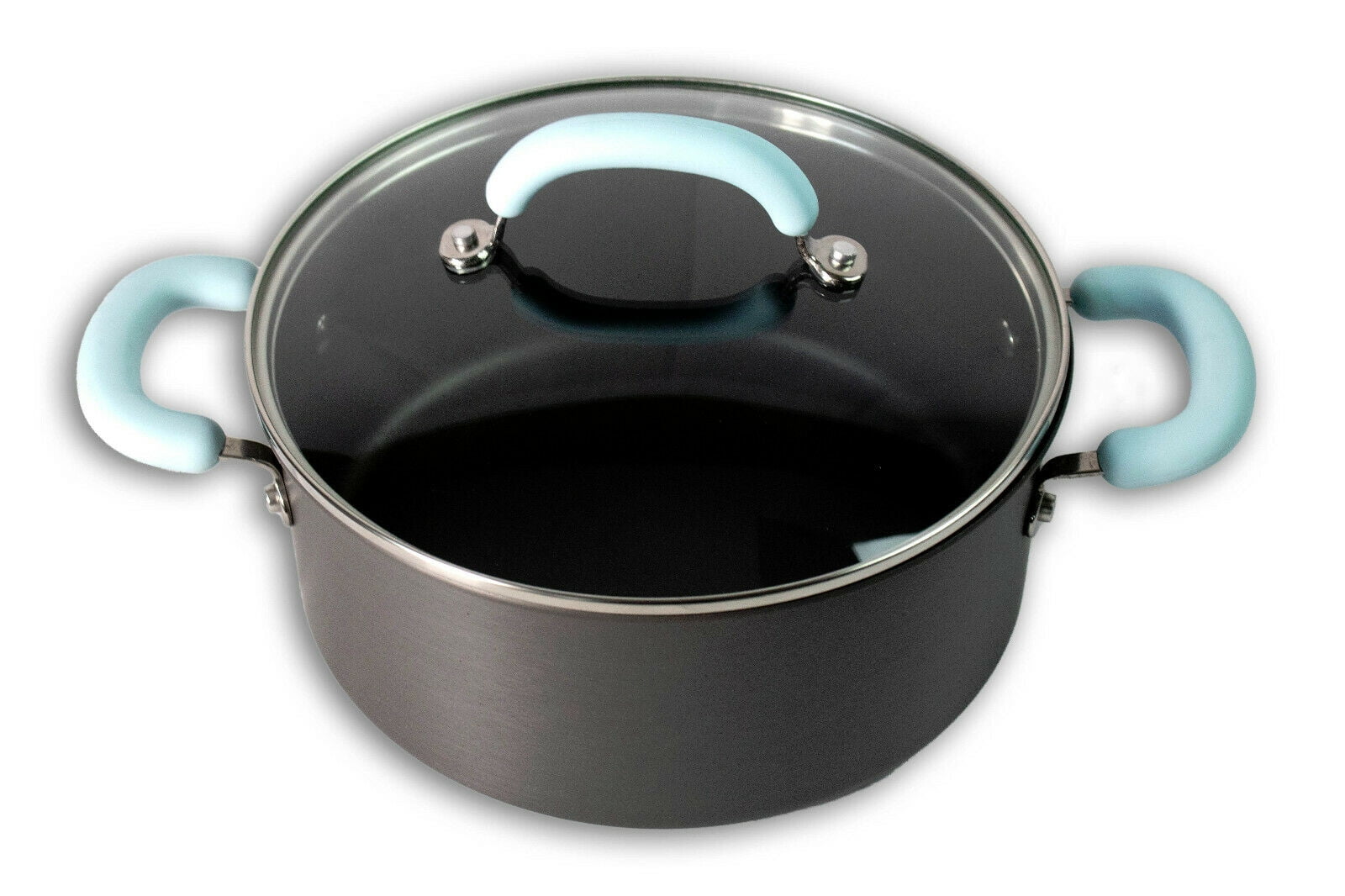 Rachael Ray 11-Piece Hard Anodized Aluminum Cookware Set, Gray