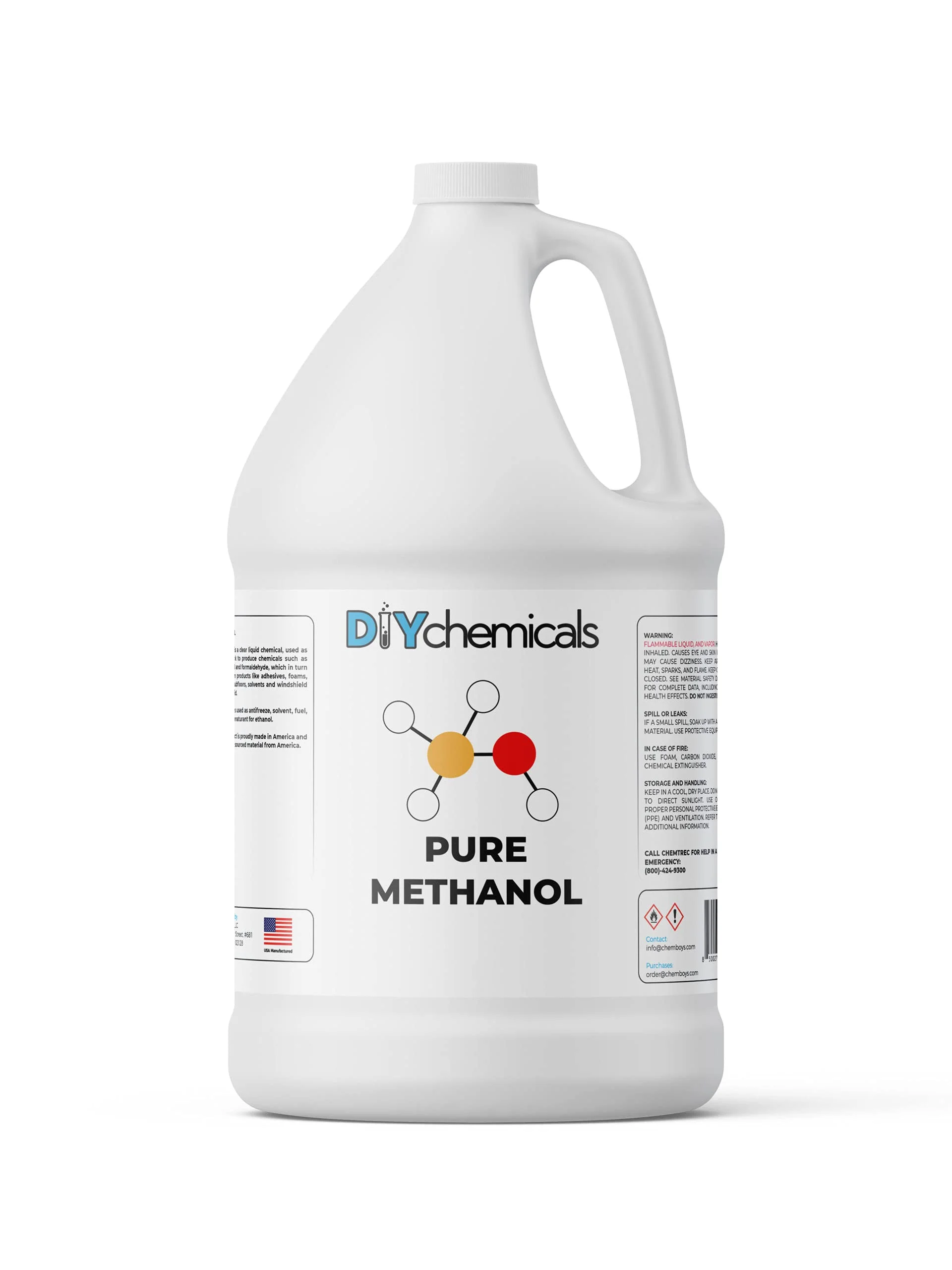 DIYChemicals | Methanol Industrial Grade | 55 Gallon Drum