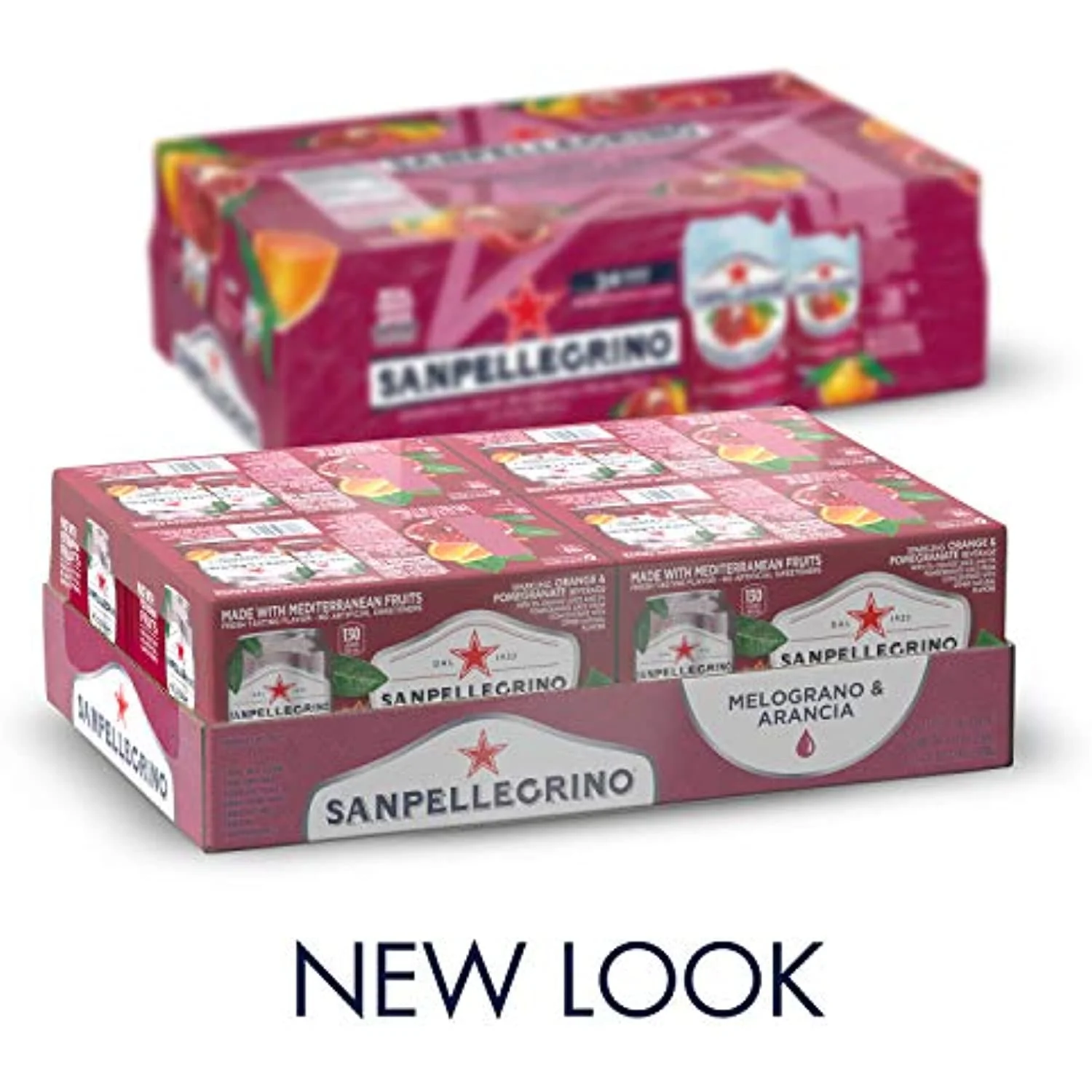 San Pellegrino Pomegranate And Orange Italian Sparkling Drinks, 11.15 Fl Oz (Pack Of 24)