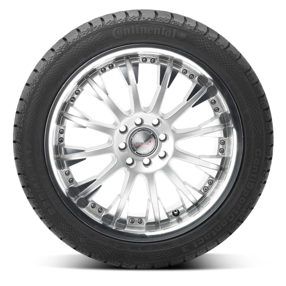 Continental ContiSportContact 3 245/35ZR20XL 95Y BSW Ultra High Performance Tire Fits: 2017-19 Mercedes-Benz E300 4Matic, 2010-16 BMW 528i Base