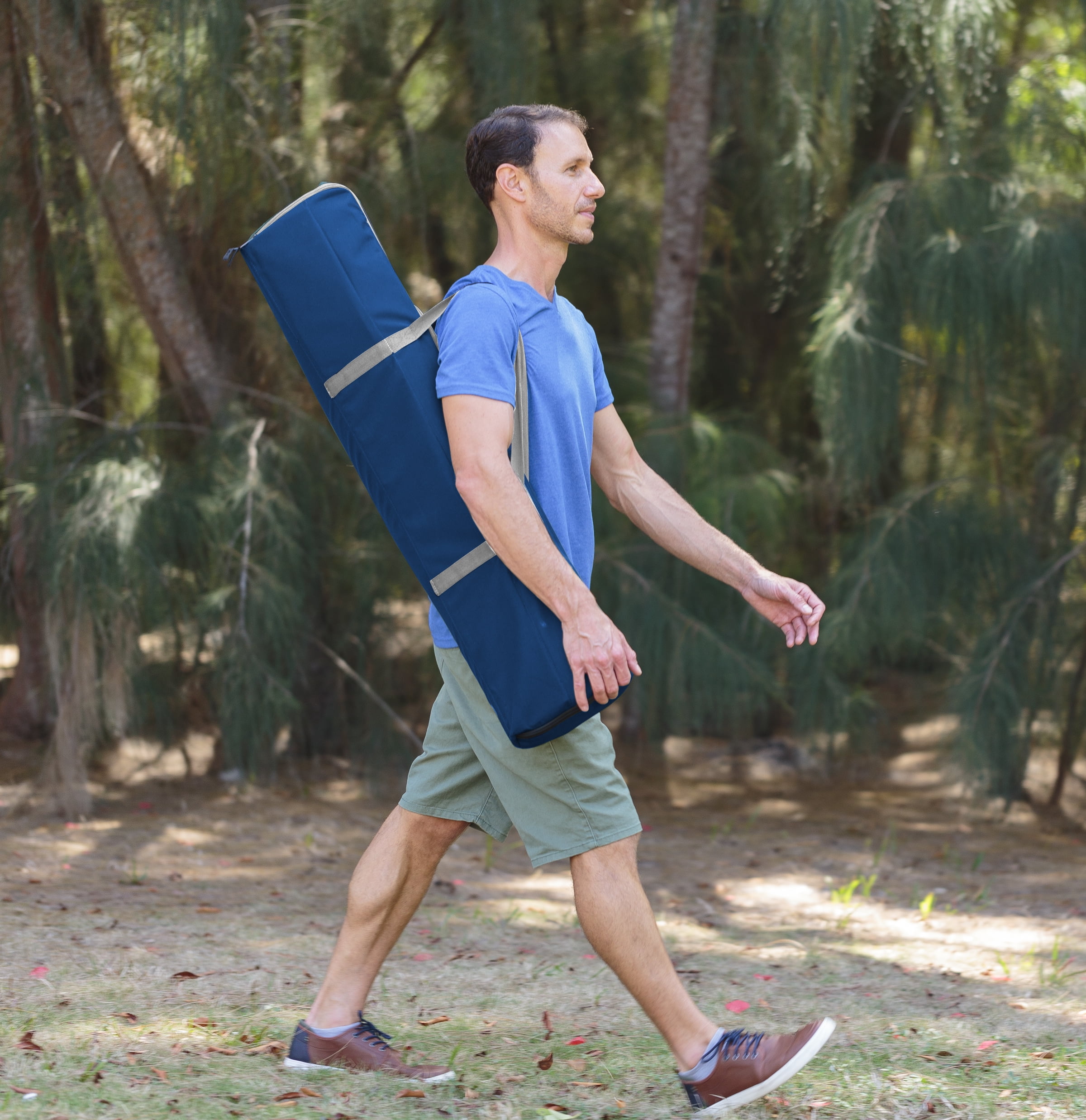 Rio Gear Foldable Polyester Camping Cot, Blue