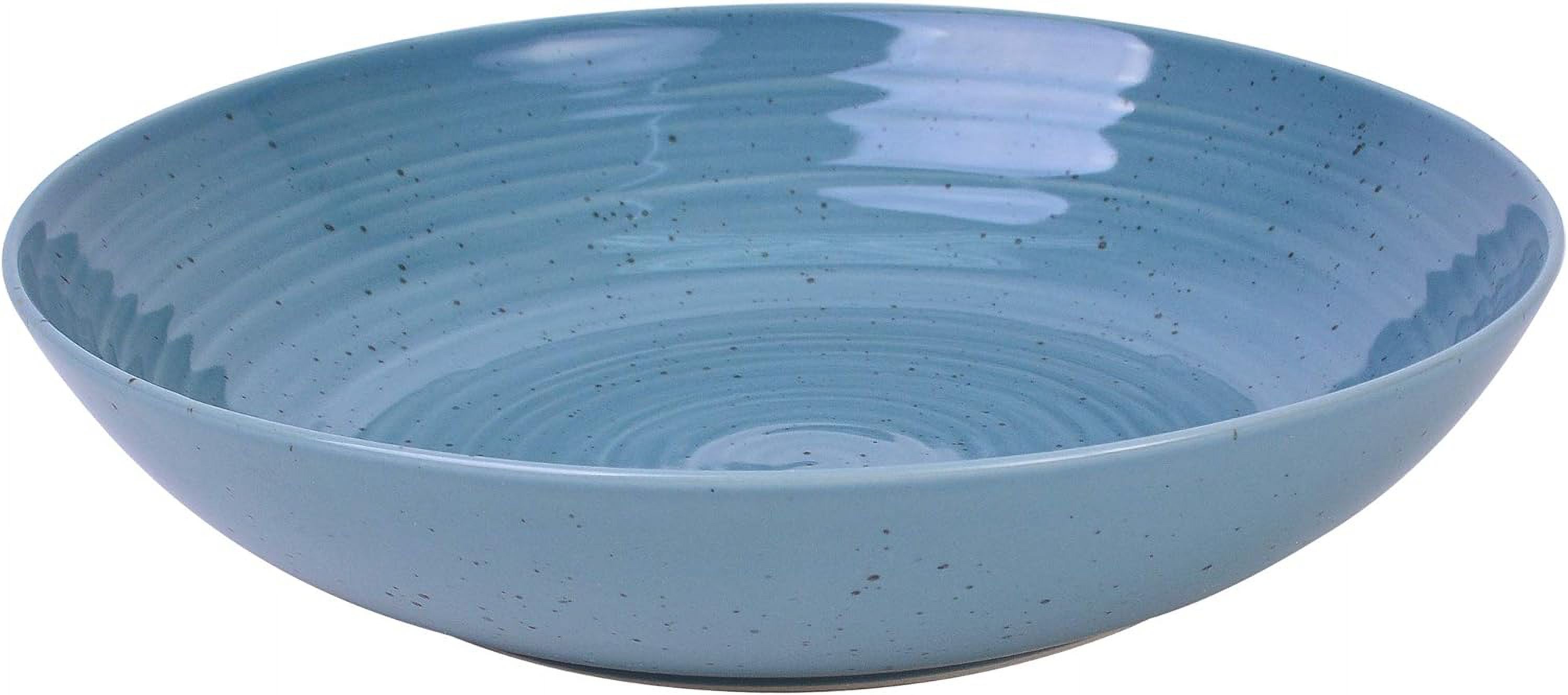 Siterra Artist's Blend Stoneware Dinner Bowls, Assorted Colors (Set Of 4)