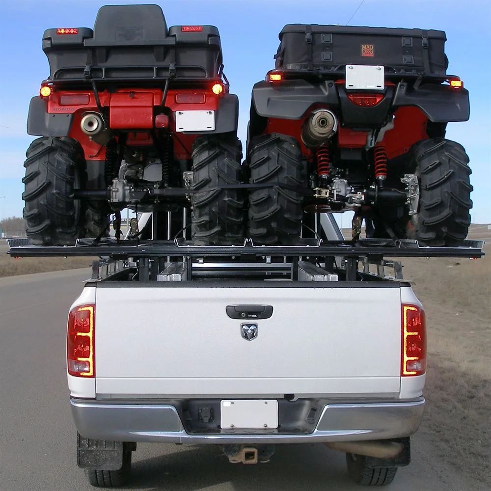 HaulAll Double ATV Drive-On Truck Rack with Loading Ramps