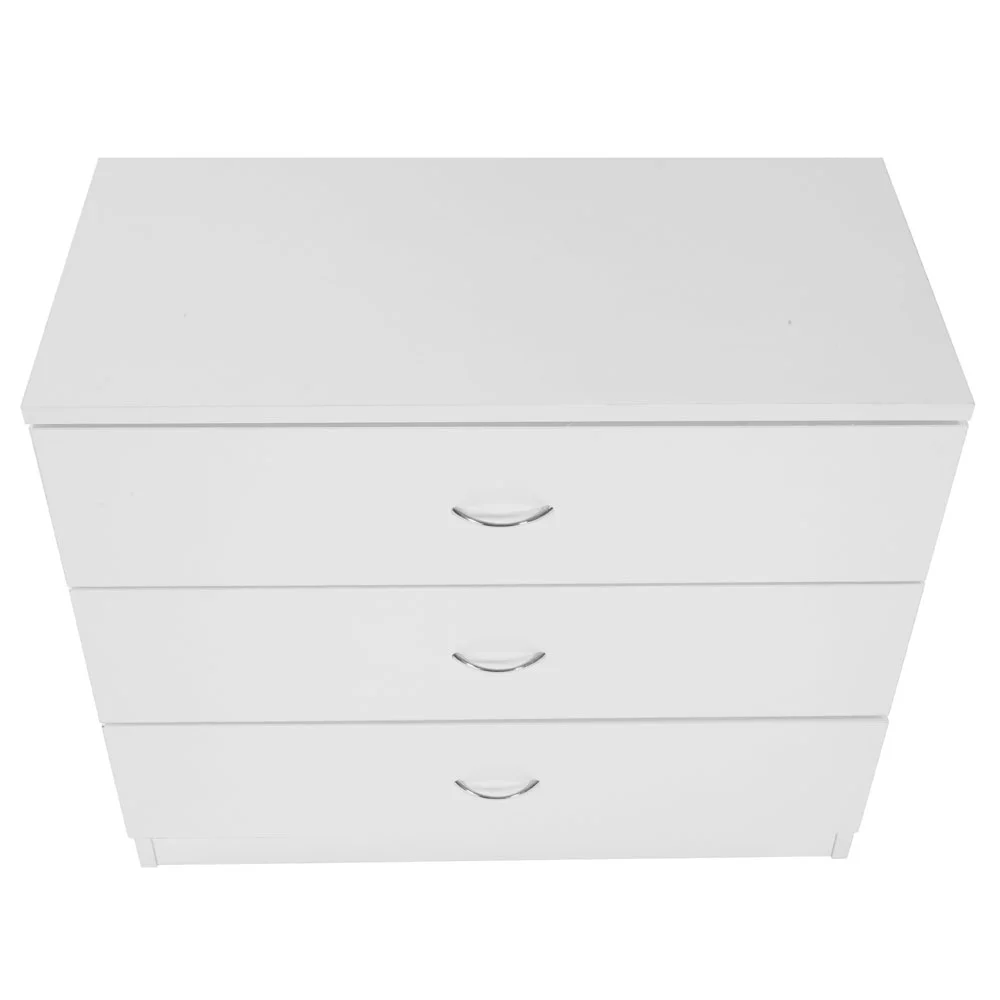BMTBUY Modern Simple 3-Drawer Dresser White