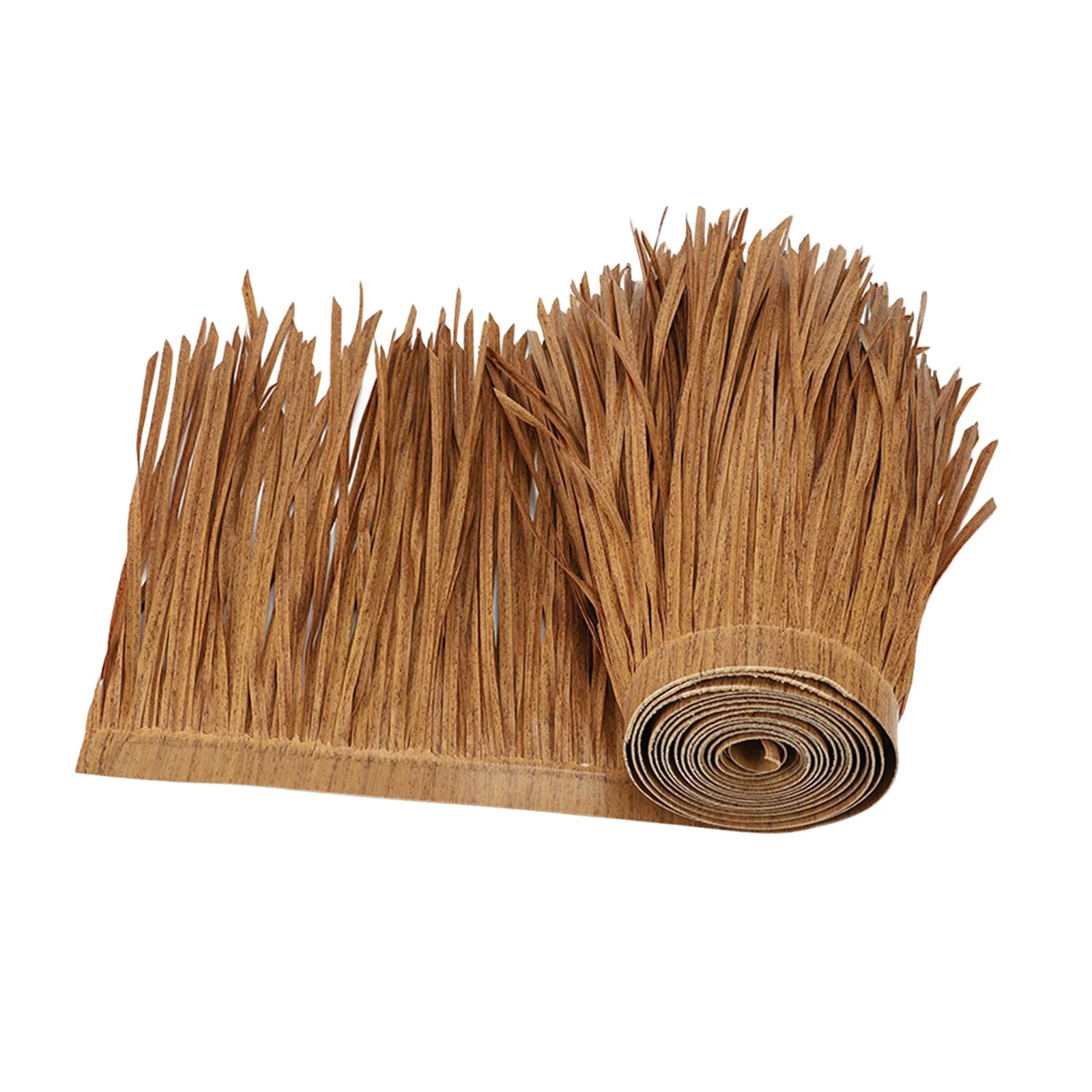 Straw Roof Thatch Fake Devices Panel Palm Thatch Roll for Patio Hut Bar A