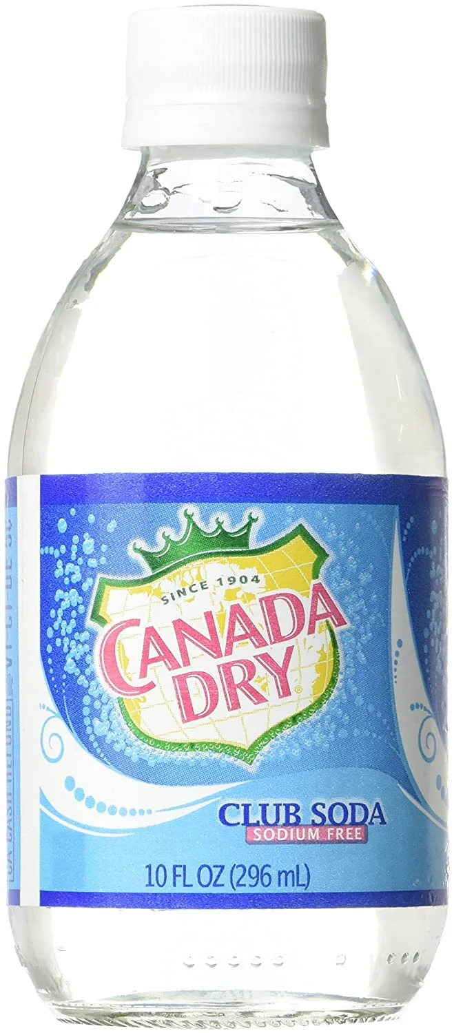Canada Dry Club Soda Soft Drink, 10 Ounce (Pack of 24 Plastic Bottles), Deliciously Unique Flavor, Great Refreshing Taste Bottle