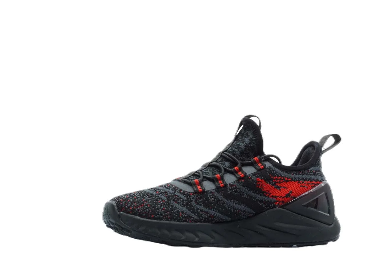 [EK9450] Kids Youth Peak Taichi 1.0 Plus Black Melange Running Shoes - 5.5 - (Youth)