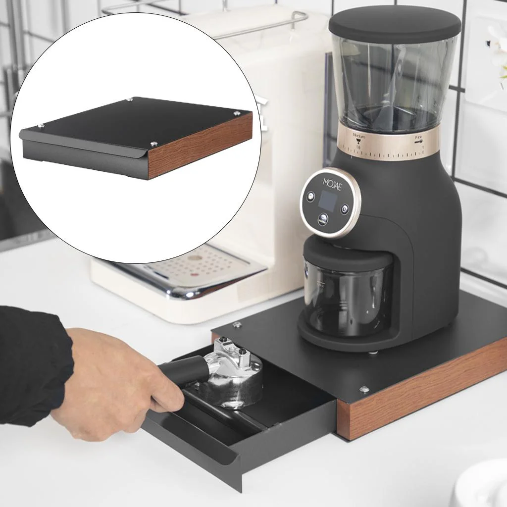 Coffee Removable Knock Grounds Container , black