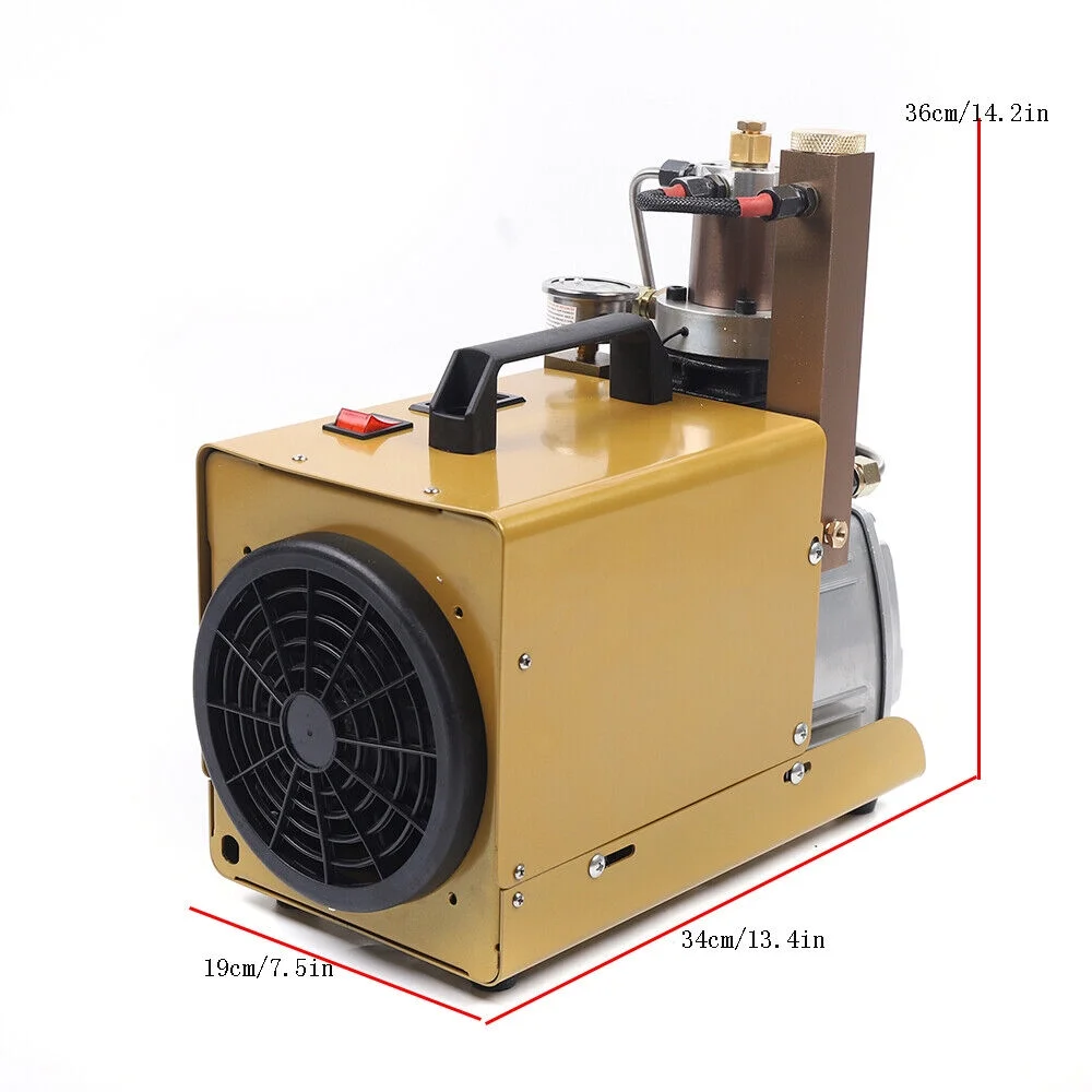30mpa 4500psi High Pressure Air Pump Electric Air Compressor Airgun Water Pump