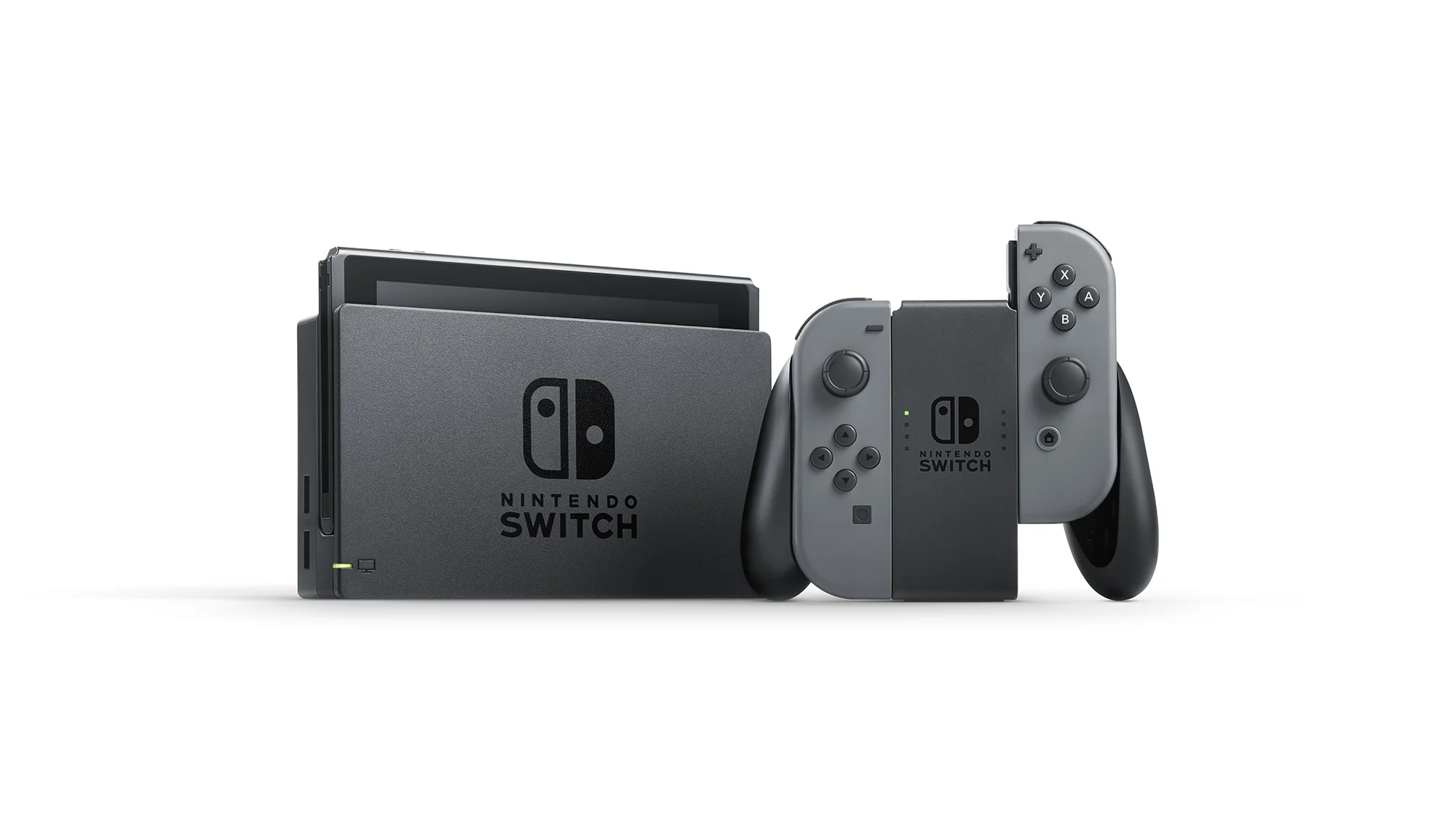 Restored Nintendo Switch Console with Gray Joy-Con (Old Model) (Refurbished)