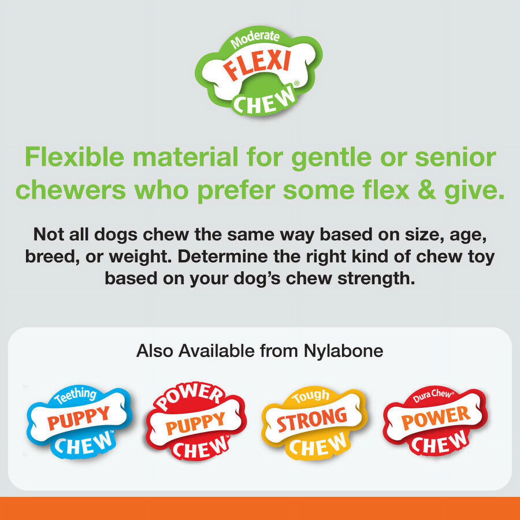 Nylabone Healthy Edibles and Flexi Chew Value Pack Bacon & Chicken Small/Regular