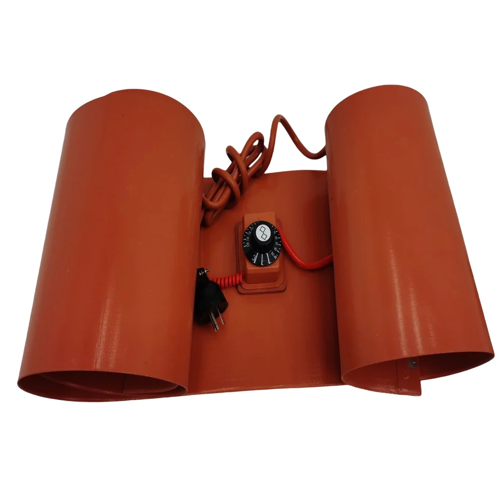 Techtongda 2KW Rubber Heater Silicone Heating Blanket Oil Drum Heater