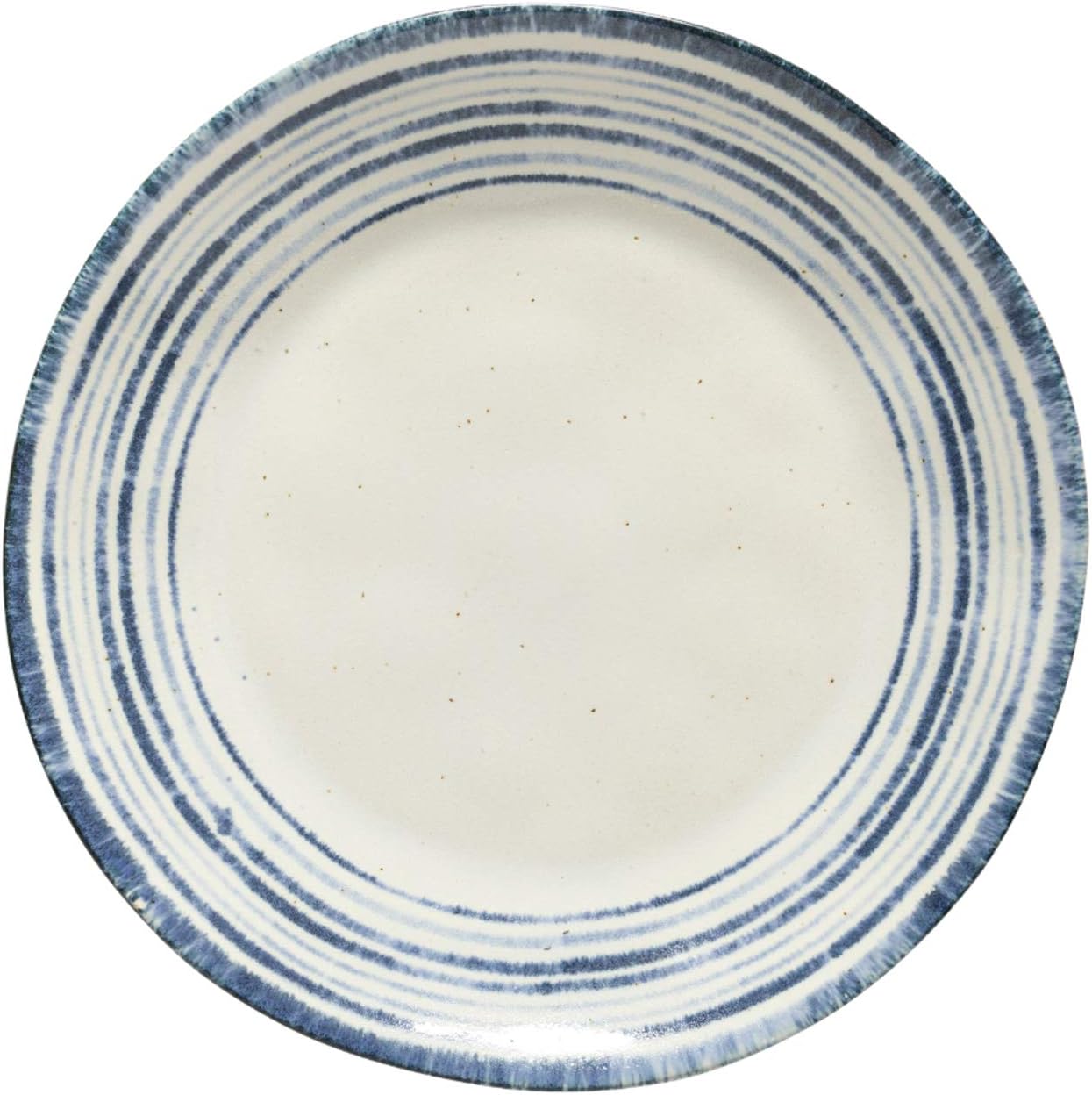 Ceramic Stoneware 11'' Dinner Plate - Nantucket Collection, White | Microwave & Dishwasher Safe Dinnerware | Food Safe Glazing | Restaurant Quality Tableware