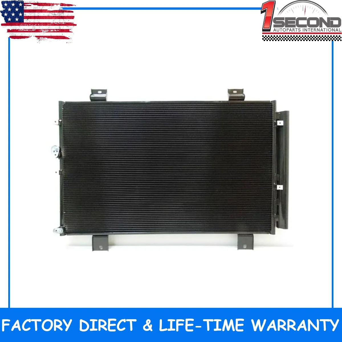 1second Condenser Compatible with Toyota Highlander 2008-2013 Hybrid 3.3/3.5L/Gas 3.5L 3863