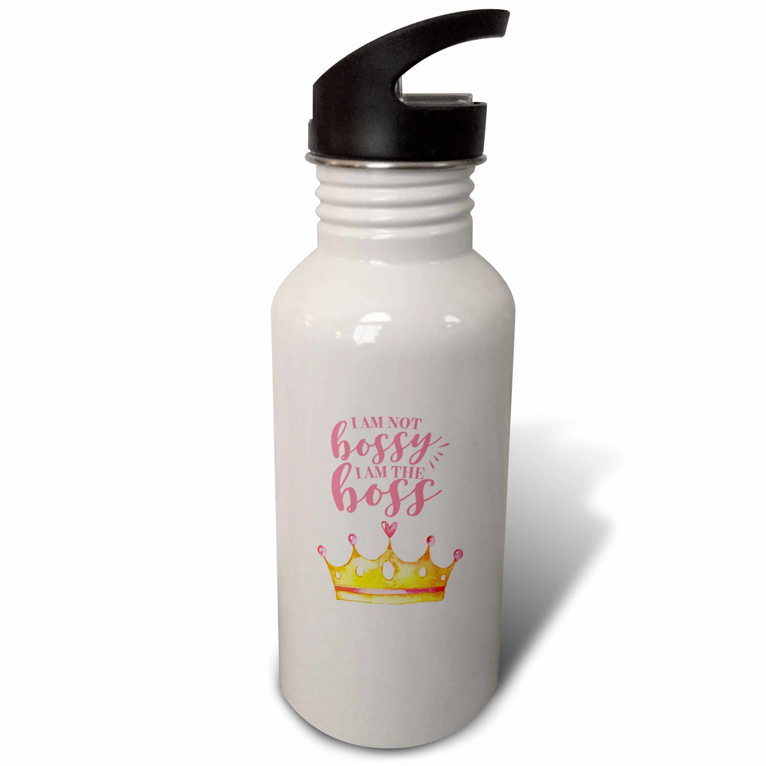 Iam Not Bossy Iam The Boss - Girl Power Motivation for Girls 21 oz Sports Water Bottle wb-310959-1