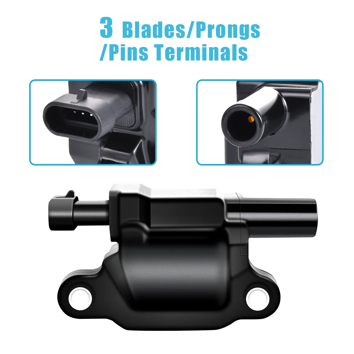 8 Pcs of Ignition Coils + ACDelco Platinum Spark Plugs + Wires Replacement for Cadillac Chevy GMC Pontiac G8 Grand Prix H3 Tahoe Yukon Silverado Impala Trailblazer Avalanche 4.8L 5.3L 6.0L