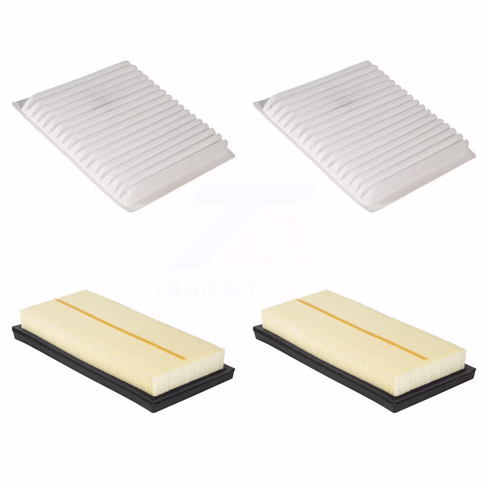 PUR 2x Air + 2x Cabin Filter (4 Total) Kit for Car Mitsubishi Mirage G4 KFL-100524