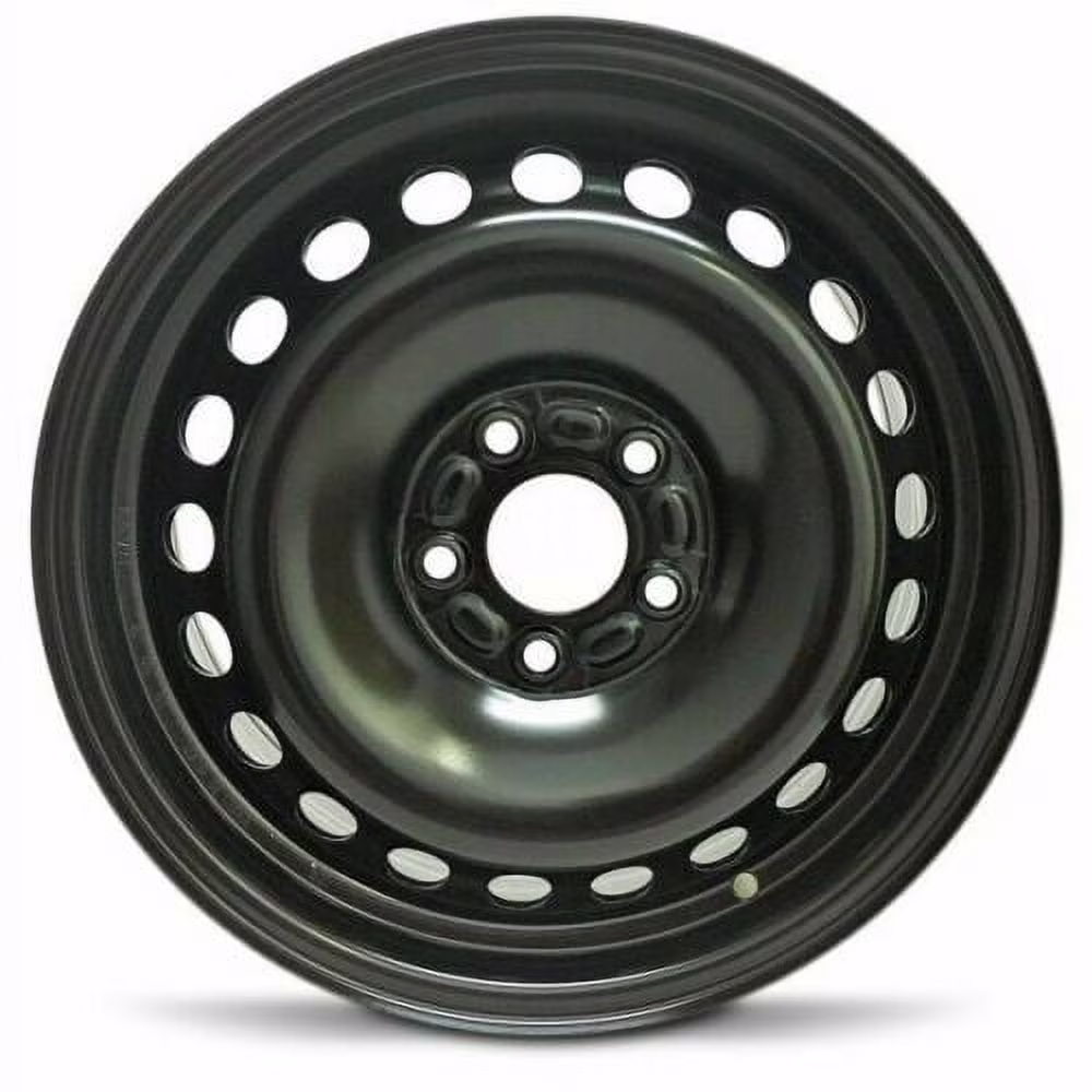 16 Inch Wheel for 2001-2009 Volvo S60 5 Lug Black Steel Rim