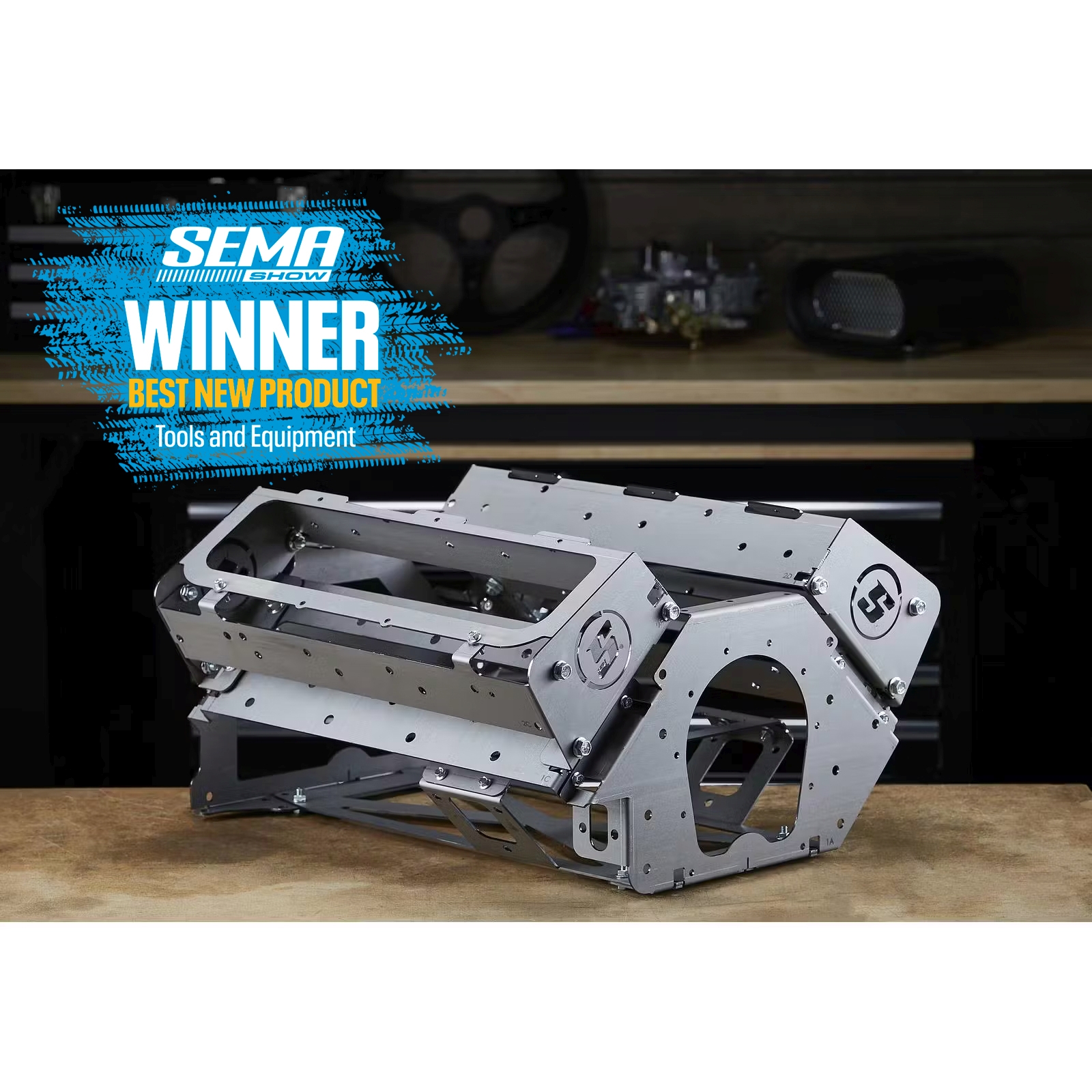 SoloSwap™ BBC Mock Up Engine Swap Short-Block, No Heads: Lightweight, Durable, Easy Assembly, Short & Long Block Options, Adjustable Heights, Perfect for DIY Engine Swaps