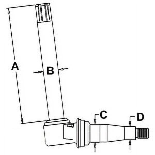 RAParts AR67416 New Spindle Fits John Deere 1020 1520 2020 2030 2040 2640