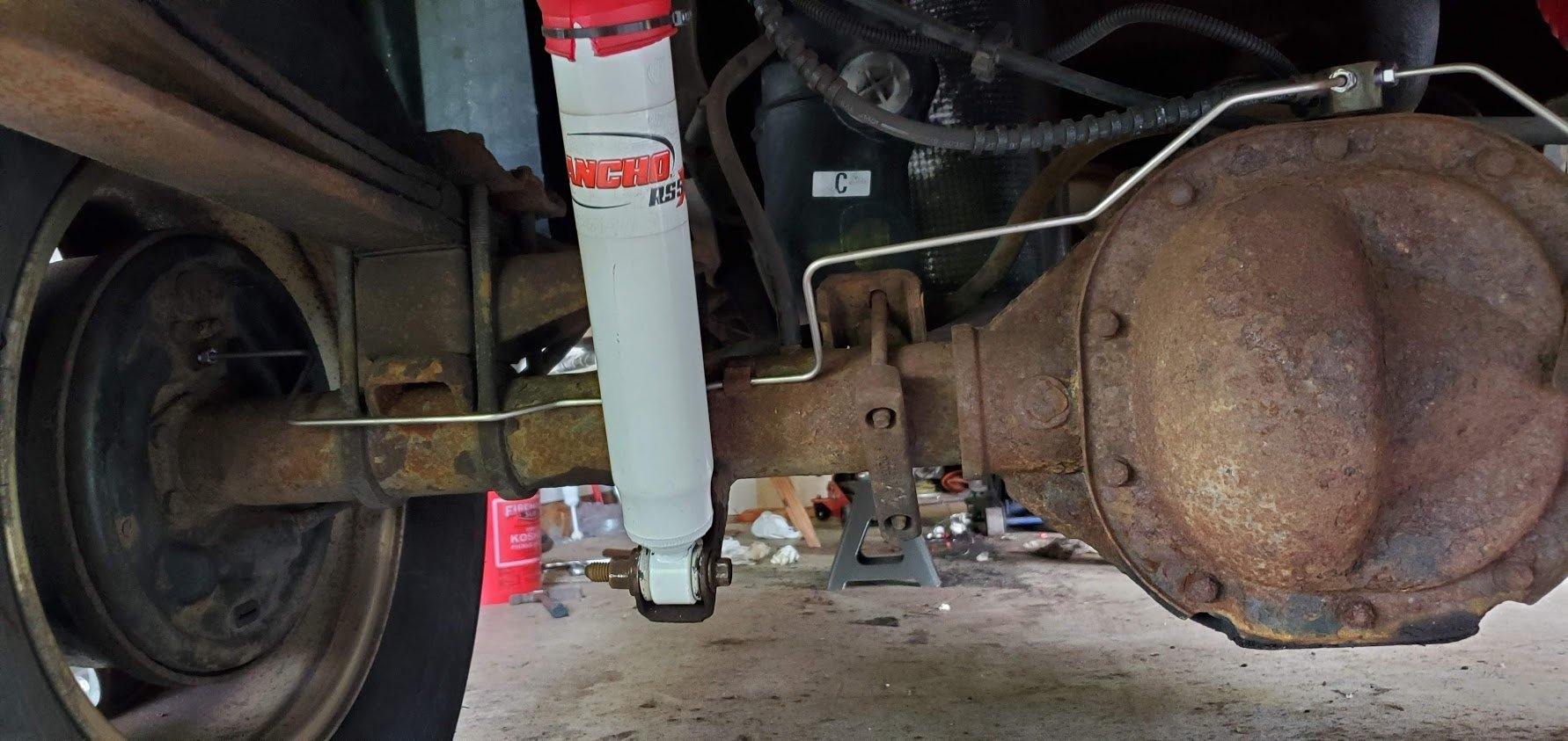 98-01 Ranger; Front Brake Line Kit; Stainless-TKT9842SS