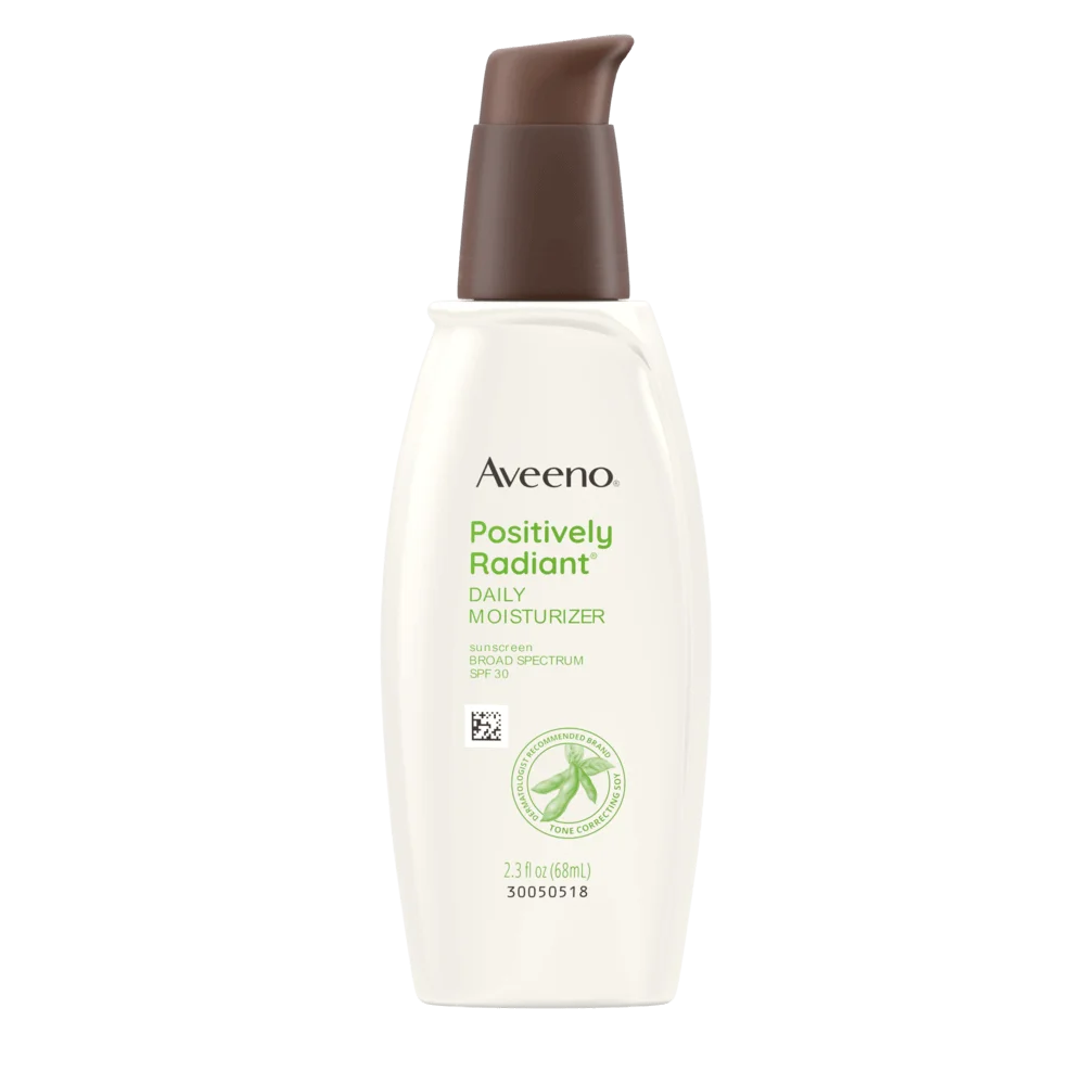 Aveeno Positively Radiant Daily Facial Moisturizer, Broad Spectrum SPF 30, 2.5 fl. oz