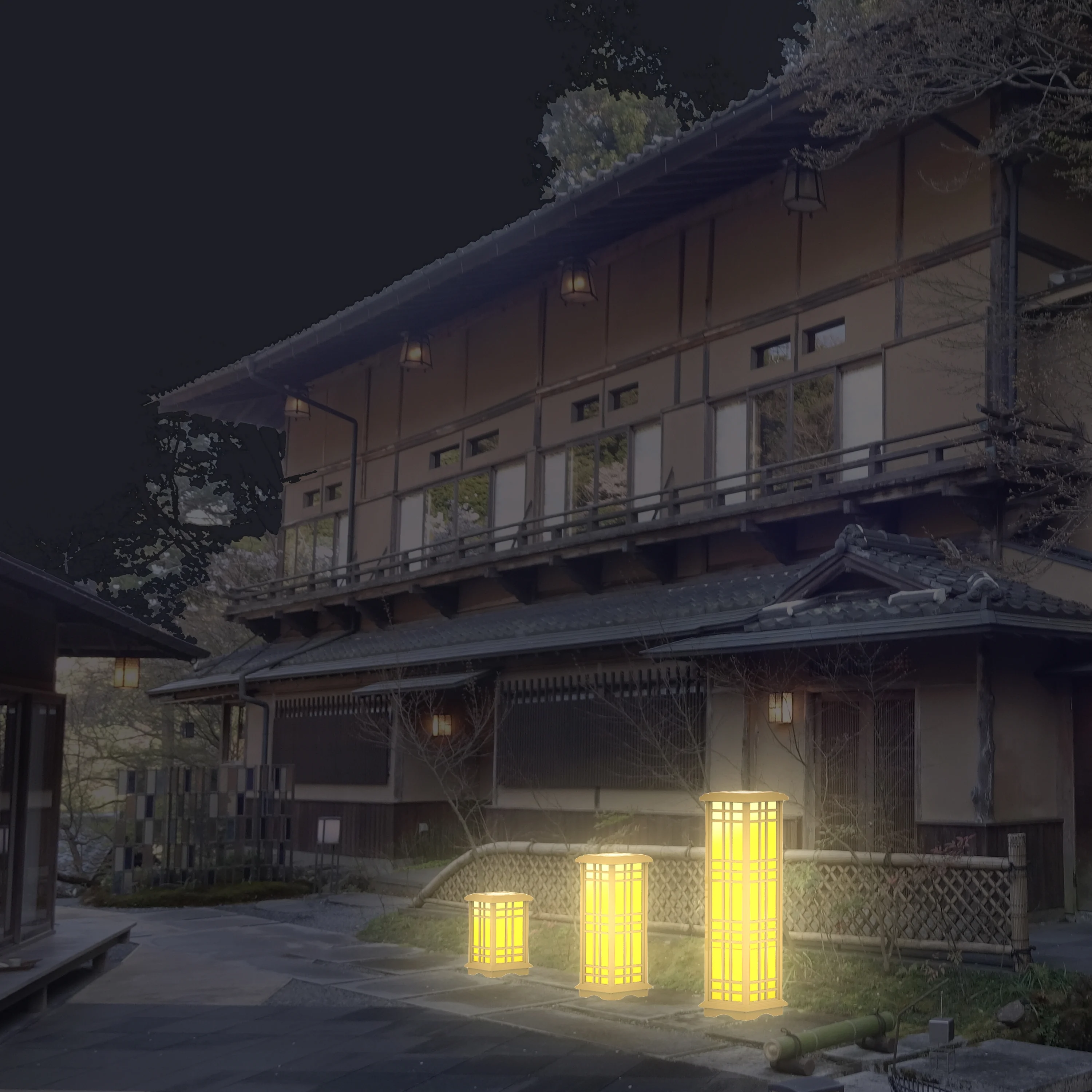 Techko Solar Zen Lanterns Bundle (3 Piece)