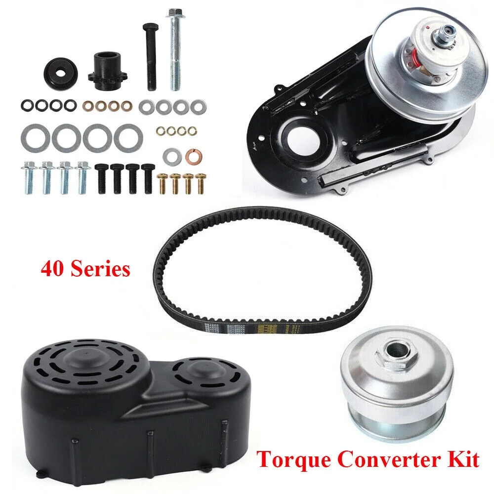 Fichiouy Go Kart Torque Converter 40 Series Torque Converter Fit Predator Dune 420CC GX 390-5/8