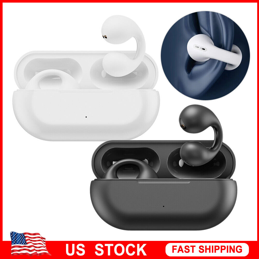 Ear Bone Conduction Earring Type Sports Clip Ear Wireless Bluetooth Earphones