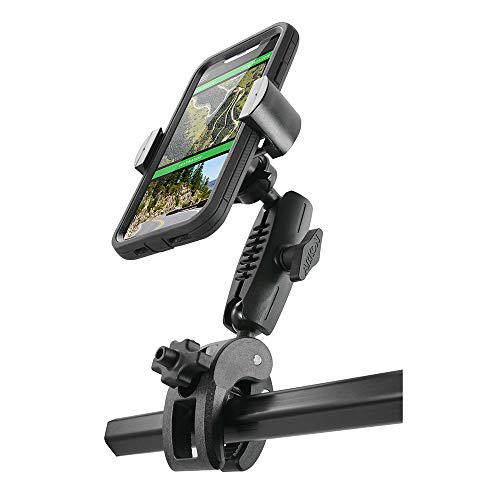 arkon roadvise robust clamp phone mount with security knob retail black (rvrmcpm)