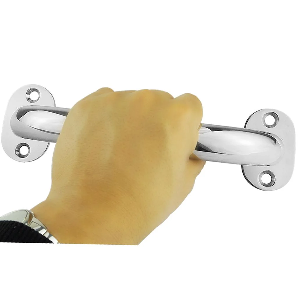 Heavy Duty Boat Handrail/Grab Rail Handle Round Tube 15.7 inch - Marine/Yacht/RV 316 Stainless Steel