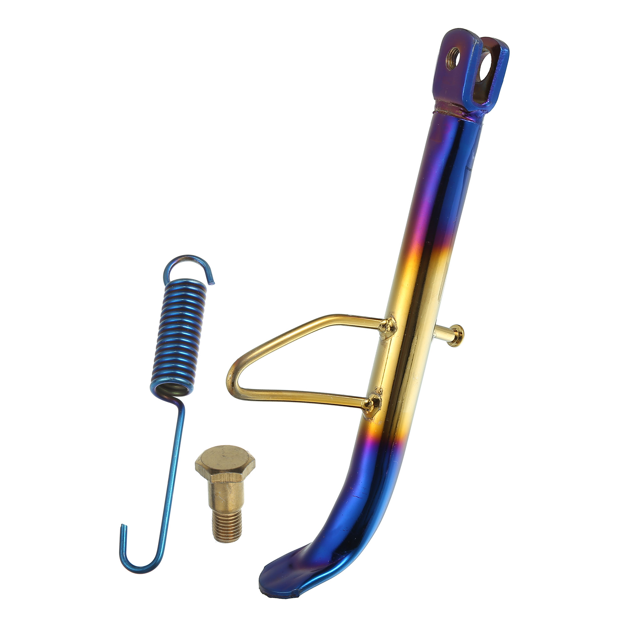 Unique Bargains Universal Aluminum Alloy Kickstand Foot Side Stand for Motor Scooter Bikes Dirt Pit Bike Motorcycle 25cm