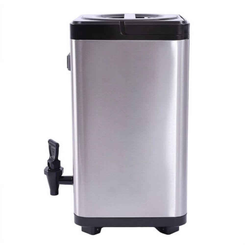12L Insulated Beverage Dispenser Hot & Cold Tea Water Dispenser Stainless Steel