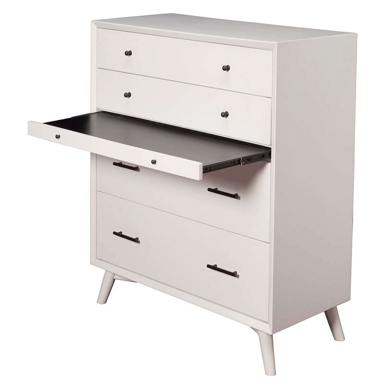 Home Square 2 Piece Set with 7-Drawer Dresser & Multifunction Chest in White