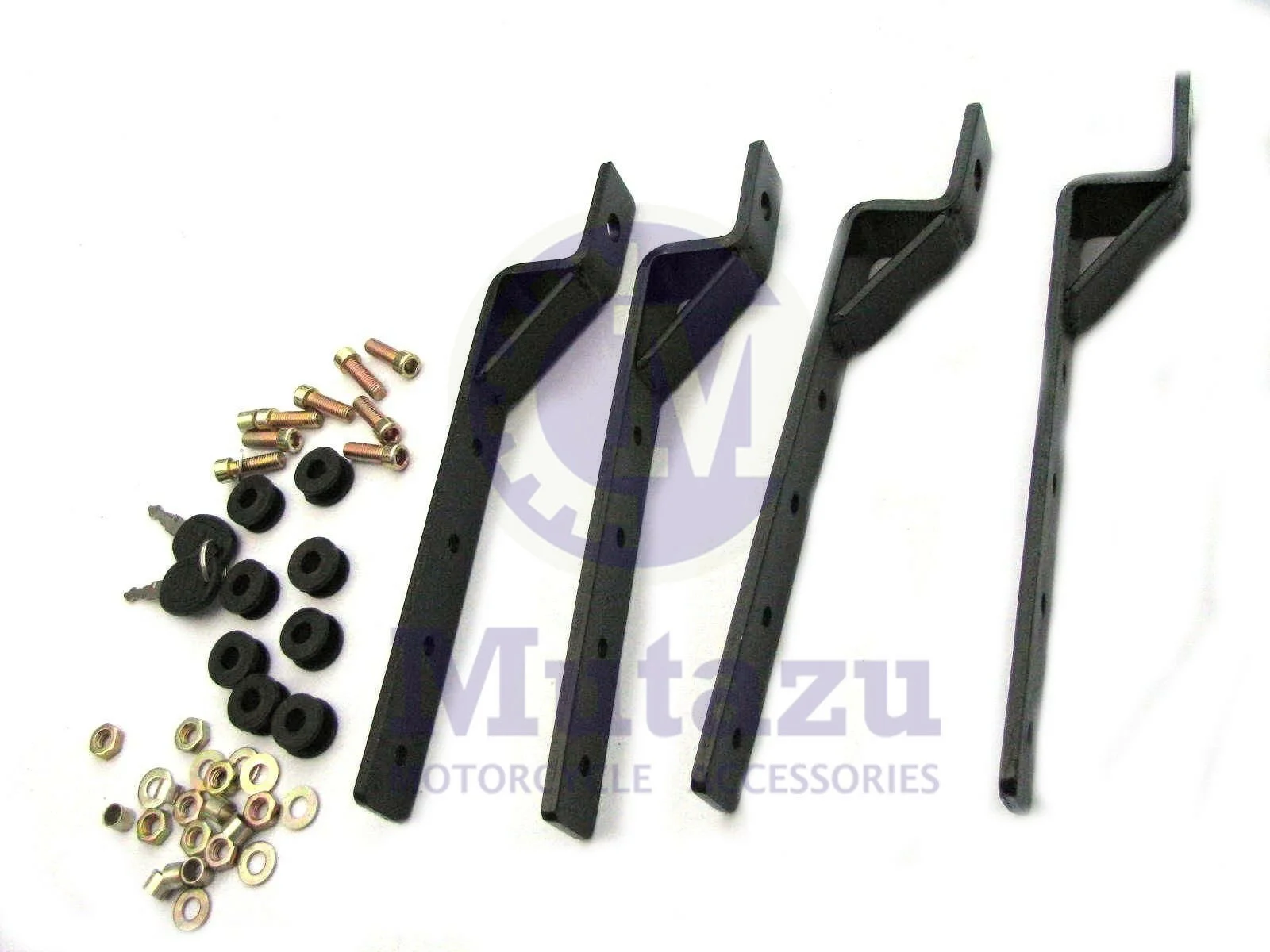 Mutazu Cobalt Blue HL Hard Saddlebag fits SABRE VTX VALKYRIE SPIRIT MAGNA AERO HONDA