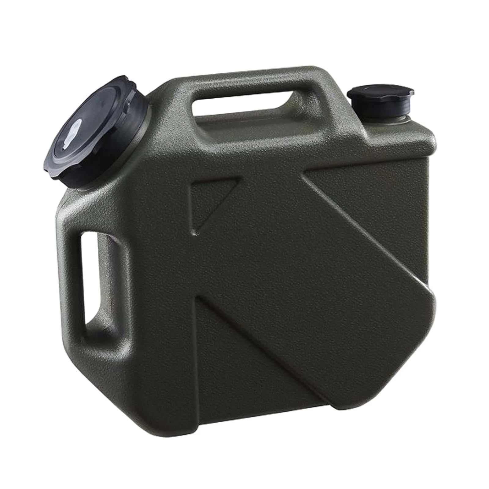 Camping Water Storage Jug 10L/2.64 Gallon Bucket Bottle for Hiking Tourism Dark Dark Green