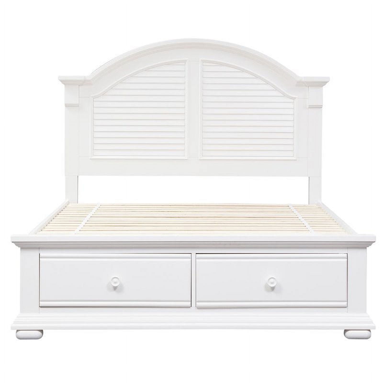 Summer House I White Queen Panel Headboard