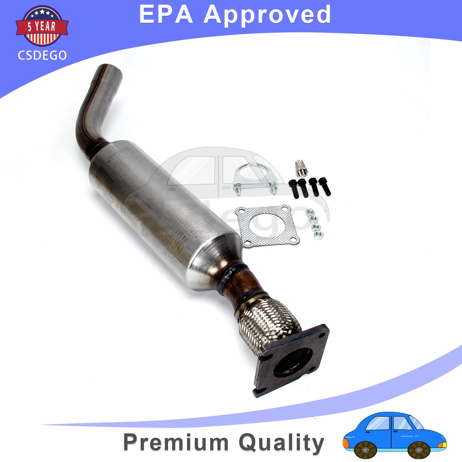 Manifold Catalytic Converter Fits 2008 2009 2010 Dodge Grand Caravan 3.3L & 3.8L