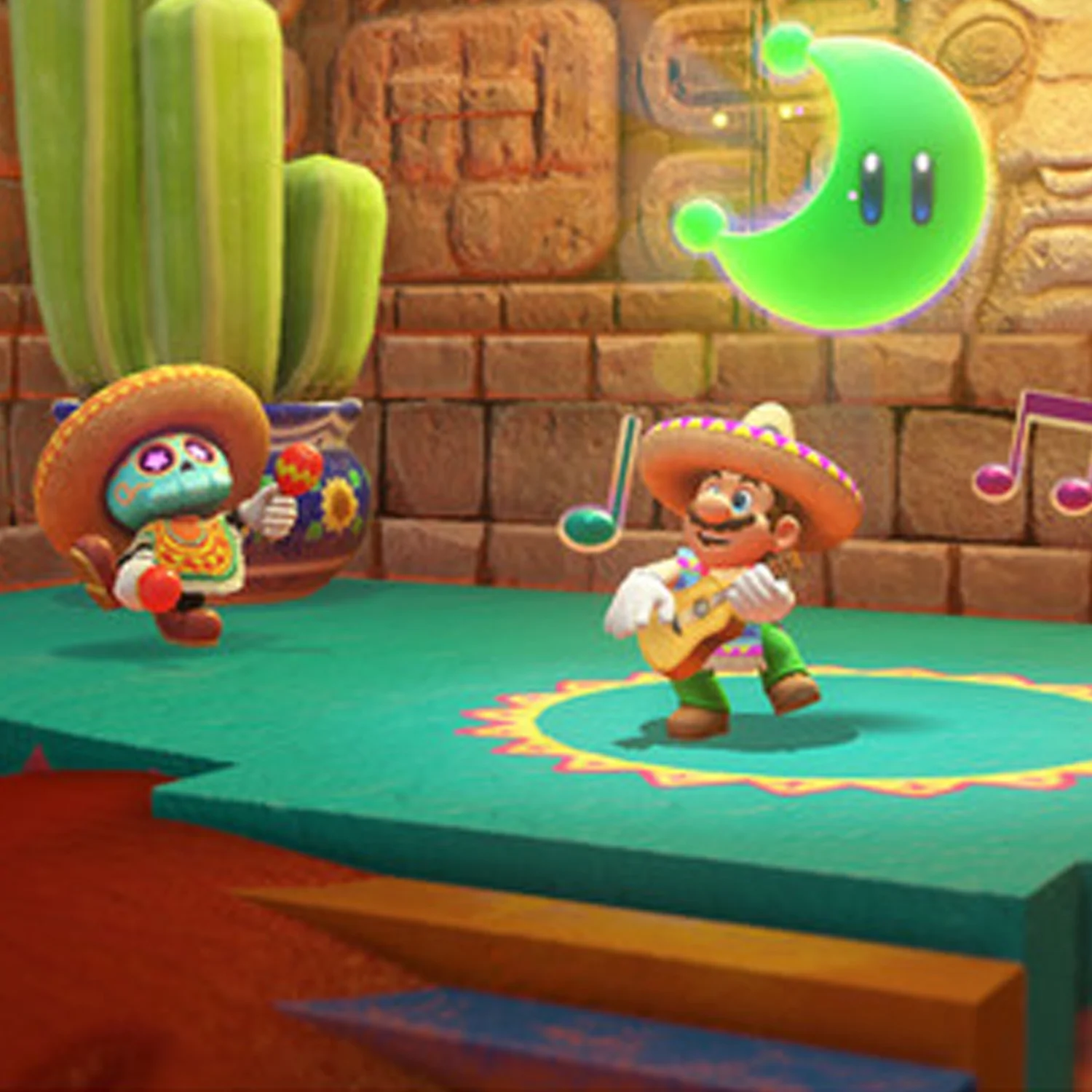 Nintendo Switch Lite (Turquoise) Bundle with Super Mario Odyssey and 6Ave Cloth